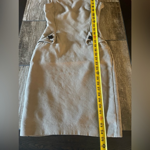 🤎🍁Zara Woman Wool Blend Casual Dress Size XS Tan🤎🍁 - Picture 2 of 10